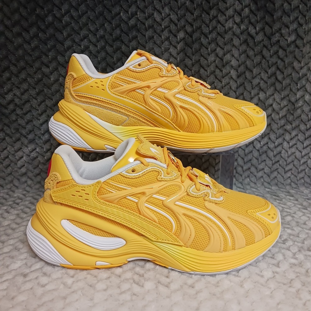 Puma Sonic the Hedgehog Inverse Tails Yellow White Men's Sneakers Shoes Size 6